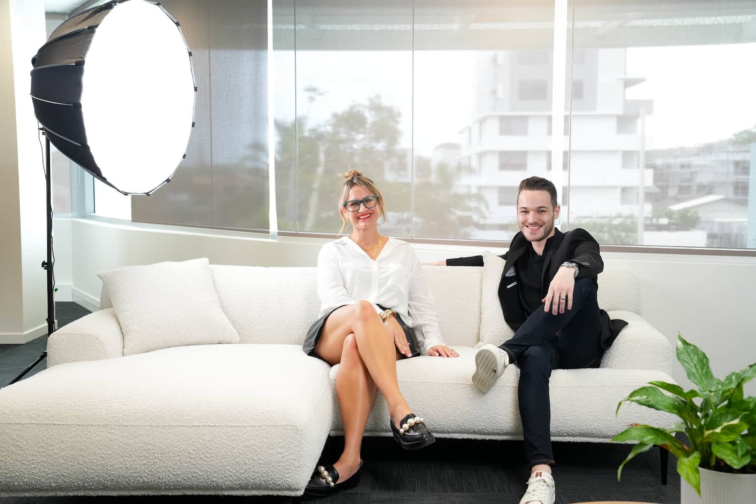 Managing Directors Benjamin Paine & Jodi Theisen in the Agency
